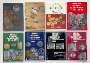 State Mint Medals - A set of catalogs for the period 1979-1998 (8pcs)