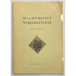 Wiadomości Numizmatyczne 1957/2