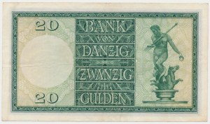 Danzig, 20 Gulden 1937 - K/A