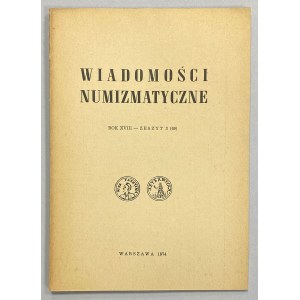 Wiadomości Numizmatyczne 1974/3