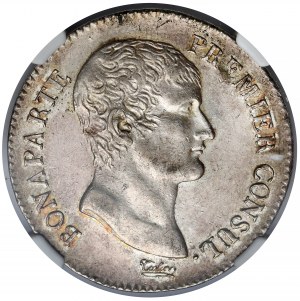 Francia, Napoleone I, 5 franchi 1803-A, Parigi