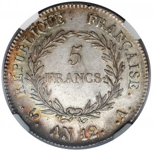 France, Napoleon I, 5 francs 1803-A, Paris