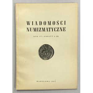 Wiadomości Numizmatyczne 1961/4