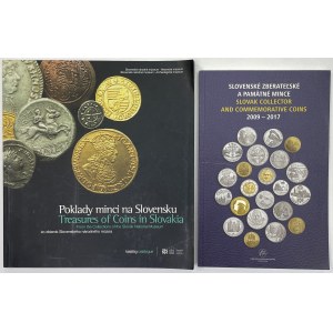 Słowacja - zestaw literatury numizmatycznej (2szt)