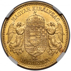 Węgry, Franciszek Józef I, 10 koron 1900 KB