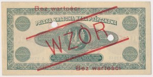 100.000 mkp 1923 - MODELL - mit Perforation