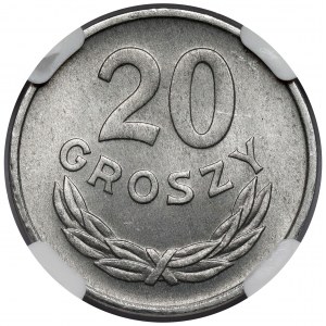 20 groszy 1957 - wąska data