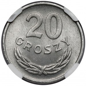 20 centov 1957 - úzky dátum