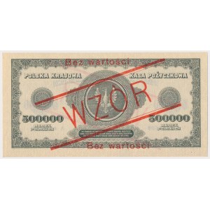 500.000 mkp 1923 - 7 cyfr - A - WZÓR