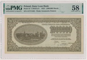 1 mln mkp 1923 - 7 cyfr