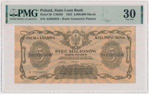 5 milioni di mkp 1923 - A
