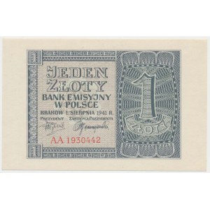 1 złoty 1941 - AA