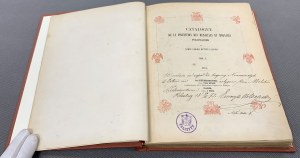 Emeric Hutten-Czapski, Catalogue de la Collection.... KOMPLET oryginał 1871-1916 - z DEDYKACJA E. Hutten-Czapskiego