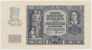 20 zloty 1940 - senza serie e numerazione