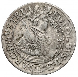 Rakúsko, Leopold V, 10 krajcars 1632, Hall