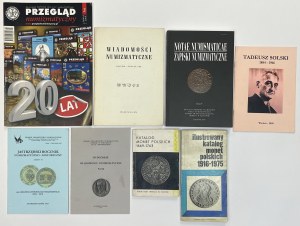Set of numismatic magazines and catalogs (8pcs)
