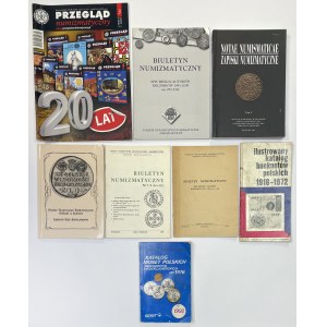Zestaw katalogów i czasopism numizmatycznych (8szt)