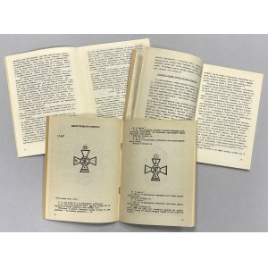 Krzyż św. Jerzego, Order Krzyża Grunwaldu i Virtuti Militari - zestaw literatury (3szt)