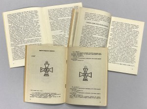 Krzyż św. Jerzego, Order Krzyża Grunwaldu i Virtuti Militari - zestaw literatury (3szt)