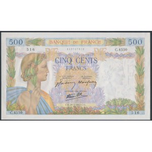 France, 500 Francs 1942