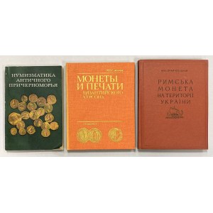 Literatura obcojęzyczna o monetach antycznych w Ukrainie (3szt)