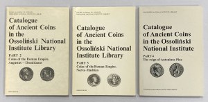 Catalogue of Ancient Coins in Ossolinski - Part 2-4 (3pc)