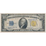 USA / II WŚ Afryka Północna, 10 Dollars 1934 - Silver Certificate