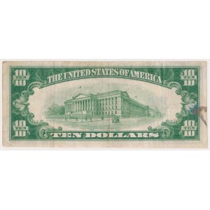 USA, 10 Dollars 1934 - Silver Certificate