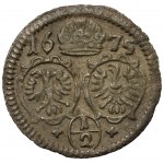 Śląsk, Leopold I, 1/2 krajcara 1674, Opole (jednostronne)