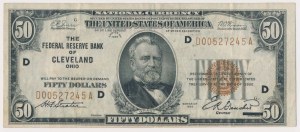 États-Unis, 50 dollars 1929 - Cleveland