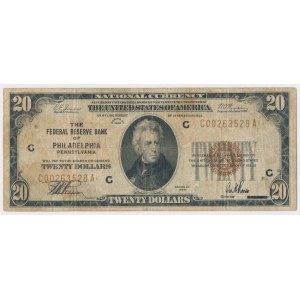 USA, 20 Dollars 1929 - Philadelphia