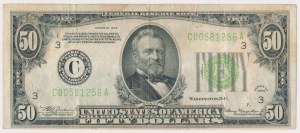 USA, 50 dolarů 1934