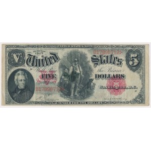 USA, 5 Dollars 1907