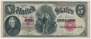 USA, 5 dolárov 1907
