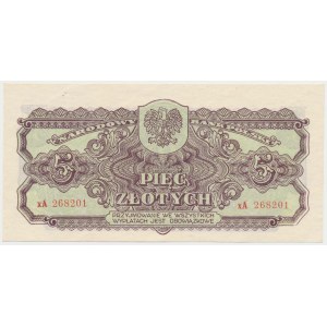 5 złotych 1944 ...owe - xA - seria zastępcza