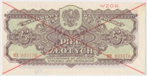 Nr 403. 5 złotych 1944 ...owe - WZÓR - HY 803...