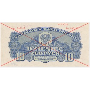 10 złotych 1944 ...owe - WZÓR - Ac 446...