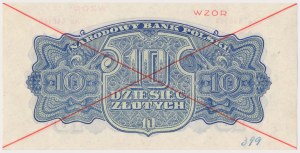 Nr 399. 10 złotych 1944 ...owe - WZÓR - Ac 446...