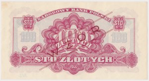 Nr 382. 100 złotych 1944 ...owe - WZÓR - Dr - seria zastępcza