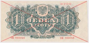 1 złoty 1944 ...owym - WZÓR - OK 803...