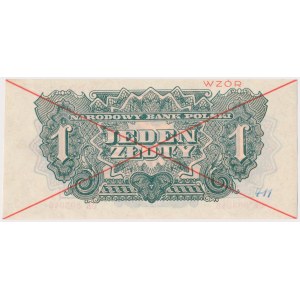 1 złoty 1944 ...owym - WZÓR - OK 803...
