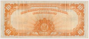 USA, 10 Dollars 1922 - Gold Zertifikat