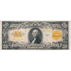 USA, 20 Dollars 1922 - Gold Certificate