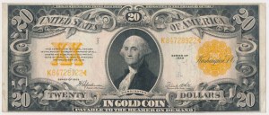 USA, 20 Dollars 1922 - Gold Zertifikat