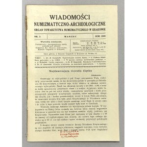 Wiadomości Numizmatyczno-Archeologiczne 1919/3