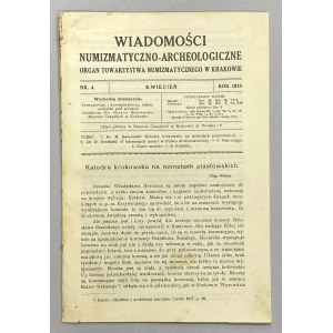 Wiadomości Numizmatyczno-Archeologiczne 1919/3