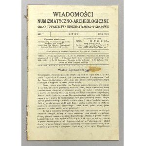 Wiadomości Numizmatyczno-Archeologiczne 1919/7