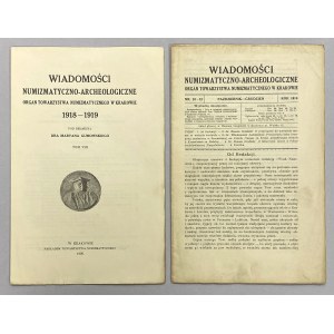 Wiadomości Numizmatyczno-Archeologiczne 1919/10-12