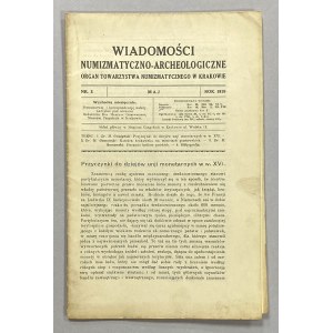 Wiadomości Numizmatyczno-Archeologiczne 1919/5