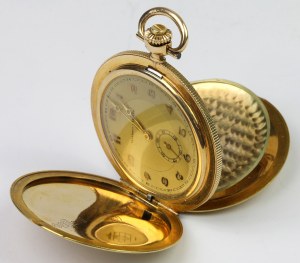 Goldene Taschenuhr - Tavannes Watch Co.